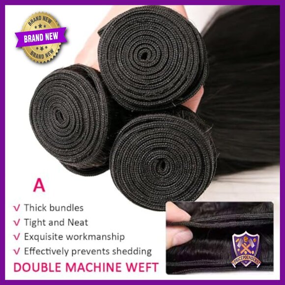 100% Brazilian Virgin Human Hair Extensions Body Wave 20-24 Inch Bundles main image 3